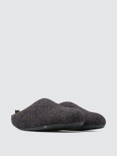 Camper Wabi Wool Slipper In Grey