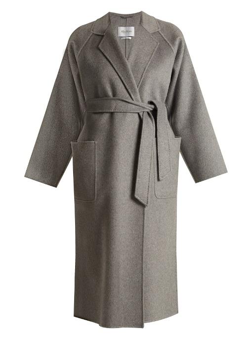 Max Mara Marlo Coat In Light Grey | ModeSens