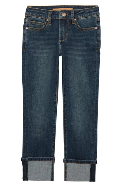 Joe's Kids' The Jane Distressed Cuffed Hem Jeans In Forget Me Not