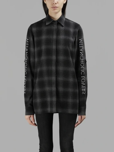 Marcelo Burlon County Of Milan Marcelo Burlon Women's Grey Medium Shang Shirt