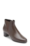 Aravon Career Chelsea Boot In Brown Leather