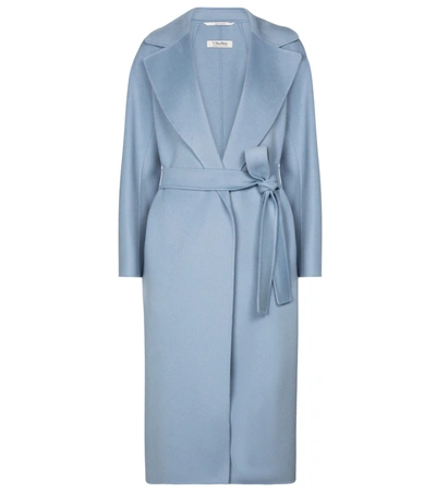 's Max Mara Aria Light Blue Wool Coat