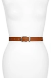 Isabel Marant Zadd Leather Belt In Natural