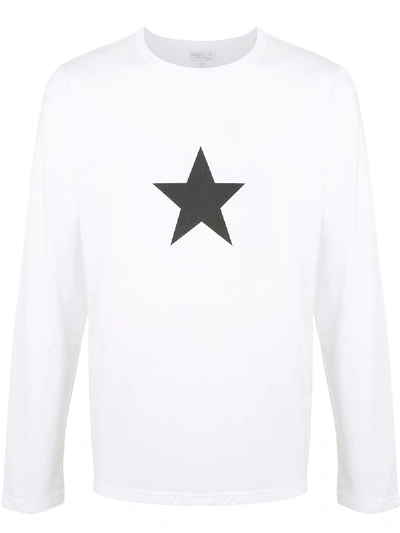 Agnès B. Coulos Long-sleeved T-shirt In White