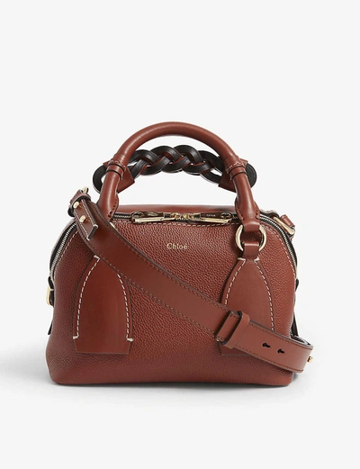 Chloé Daria Small Handbag In Brown
