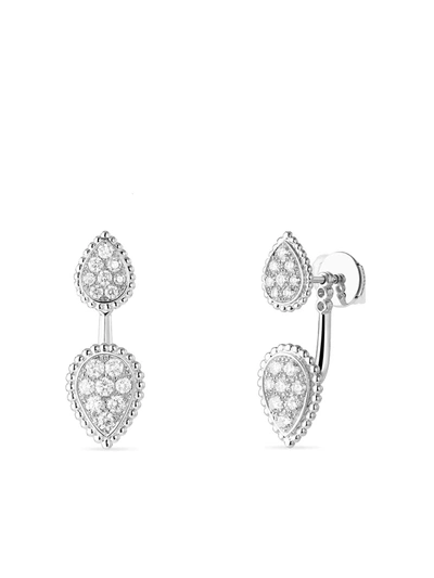 Boucheron Women's Serpent Bohème 18k White Gold & 0.49 Tcw Diamond Single Stud Earring