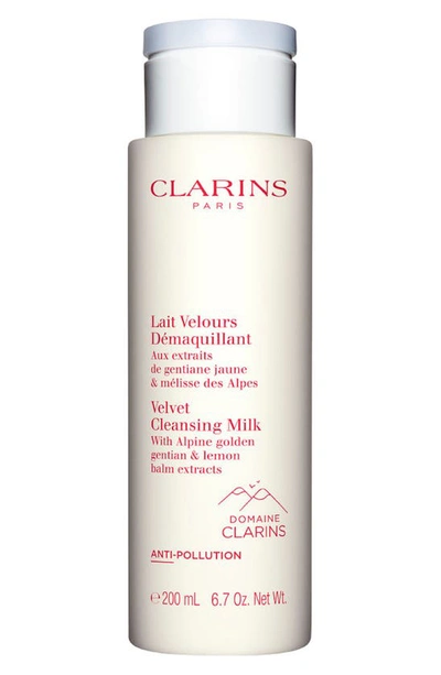 Clarins 6.7 Oz. Velvet Cleansing Milk In White