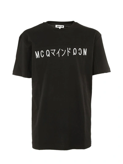 Mcq By Alexander Mcqueen Men's Short Sleeve T-shirt Crew Neckline Jumper Katsumi In Black