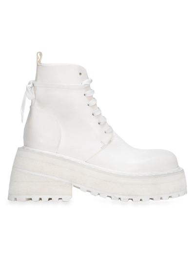 Marsèll Carretta Leather Boots In White