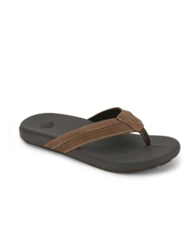 Dockers Freddy Mens Comfort Insole Manmade Thong Sandals In Black