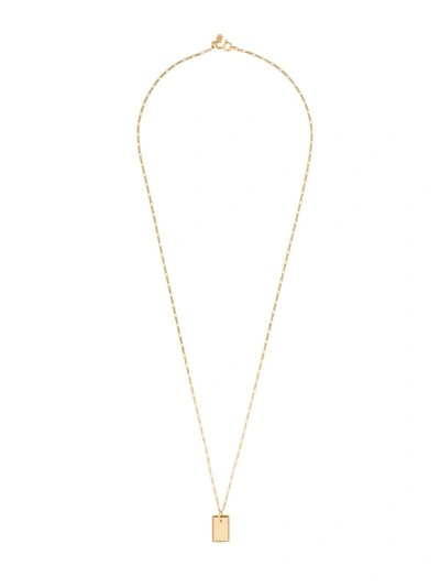 Maria Black Elize Long Chain Necklace In Gold