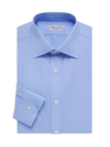 Charvet Checked Cotton-poplin Shirt In Blue
