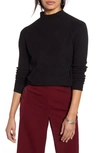 Halogenr Halogen Mock Neck Sweater In Black