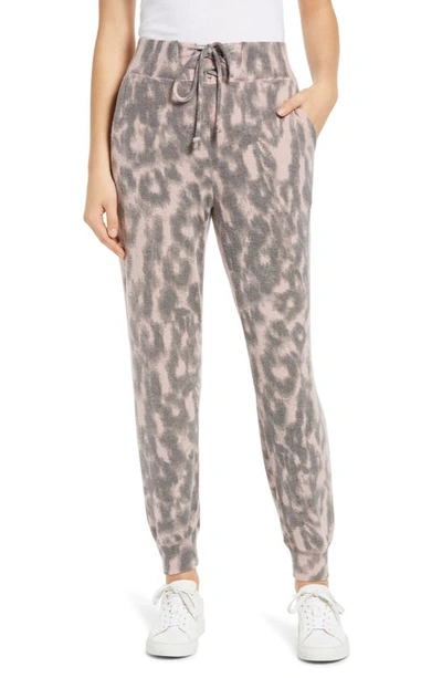 Blanknyc Leopard Print Joggers In Soft N Easy