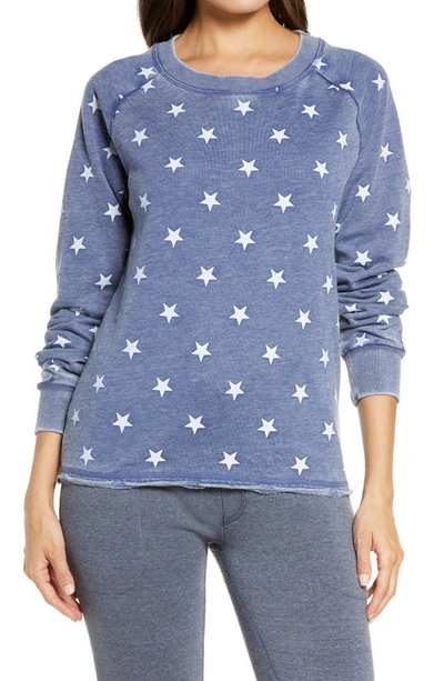Alternative Lazy Day Sweatshirt In Navy Stars