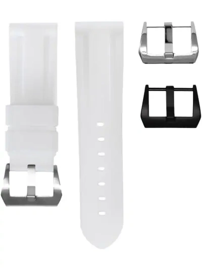 Horus Watch Straps 24mm Pin-buckle Watch Strap In White