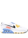 Nike Air Max 90 Colour Block Sneakers In White/ Black/ Platinum
