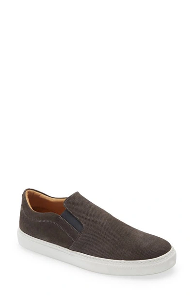 To Boot New York Mateo Slip-on Sneaker In Piombo 575 Suede