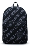 Herschel Supply Co . Pop Quiz Backpack In Roll Call Black/ Sharkskin