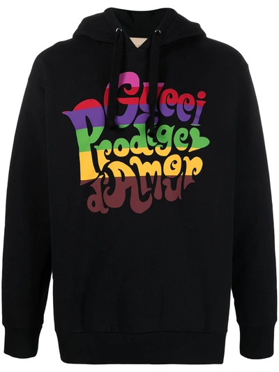 ♪【GUCCI】Prodige d’Amourプリント ブラック パーカー 26388714_33?w=400