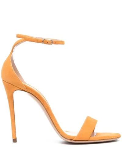 Casadei Blade V Celebrity 110mm Sandals In Orange