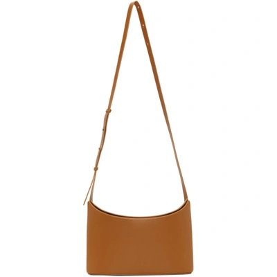 Aesther Ekme Sway Leather Cross Body Bag In Miel