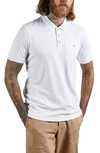 Ted Baker Pumpit Slim Fit Cotton Short Sleeve Polo In White