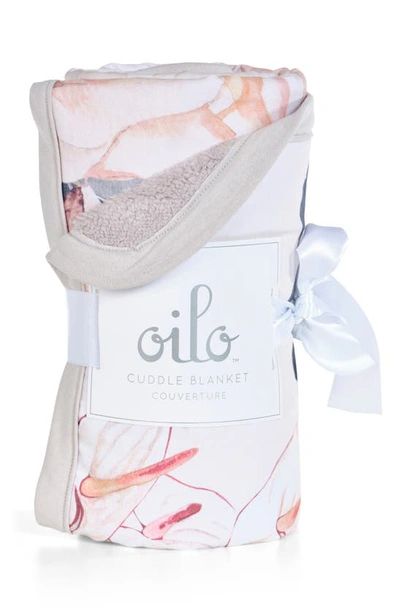 Oilo Cuddle Blanket In Vintage Bloom