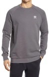 Adidas Originals Essential Crewneck Sweatshirt In Grey Five
