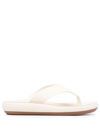 Ancient Greek Sandals Ancient Greek Women's Charys Flat Thong Sandals In White