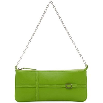 Abra Ssense Exclusive Green Belt Baguette Bag