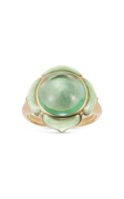 Noor Fares Nirvana Pinky Ring In Green