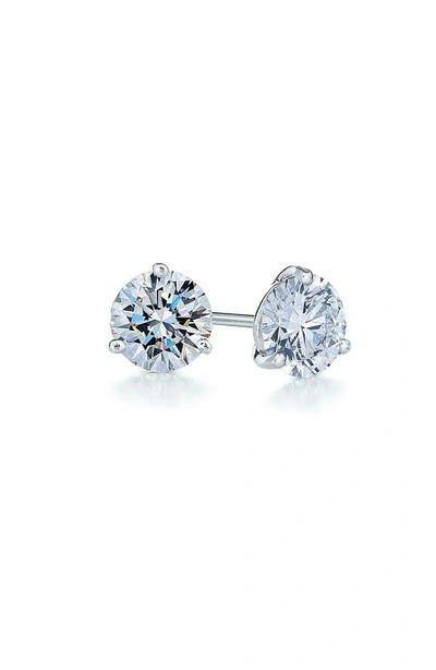 Kwiat 0.50ct Tw Diamond & Platinum Stud Earrings