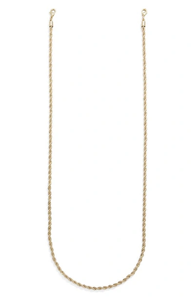 Baublebar Twisted Face Mask Chain In Gold