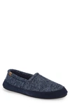 Acorn Moc Slipper In Navy Tweed