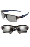 Oakley Nfl Flak 2.0 Xl 59mm Polarized Sunglasses In New England Patriots