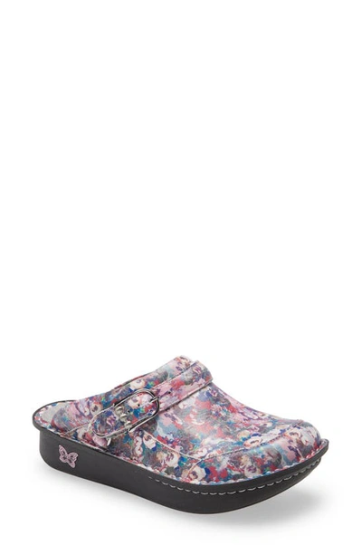 Alegria Seville Water Resistant Clog In Pretty Vague Leather