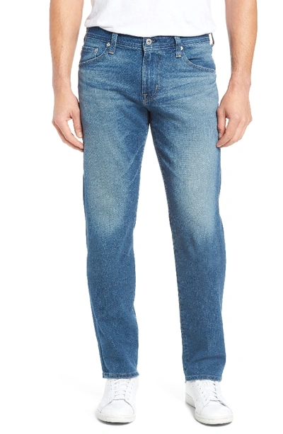 Ag Graduate New Tapered Slim Straight Fit Jeans In Thirteen Years Wind Whipped In Typewriter