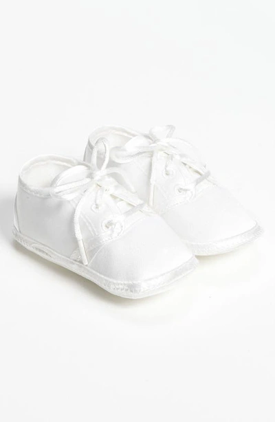 Little Things Mean A Lot Babies' Matte Satin Shoe In White