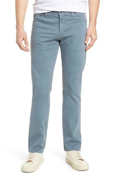 Ag Everett Sud Slim Straight Fit Pants In Buxton Blue