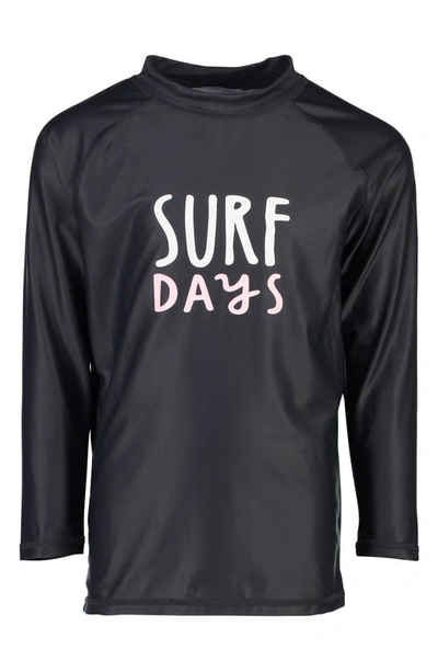 Snapper Rock Kids' Surf Days Long Sleeve Rashguard In Yellow