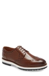 Ike Behar Rockrunner Wingtip In Tan