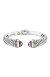 Lagos Caviar Color Cuff In Amethyst