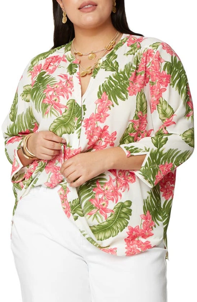 Curves 360 By Nydj Perfect Blouse In Wild Fuchsia U957