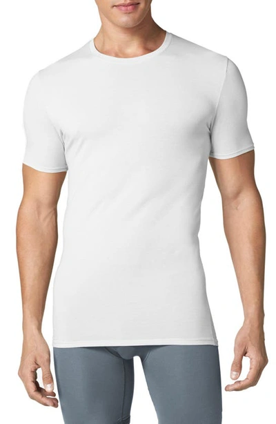 Tommy John Men's Second Skin Crew Neck T-shirt In White