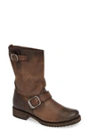 Frye 'veronica' Short Boot In Brown Leather
