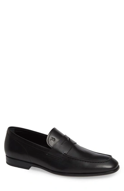 Tod's Mocassino Penny Loafer In Black