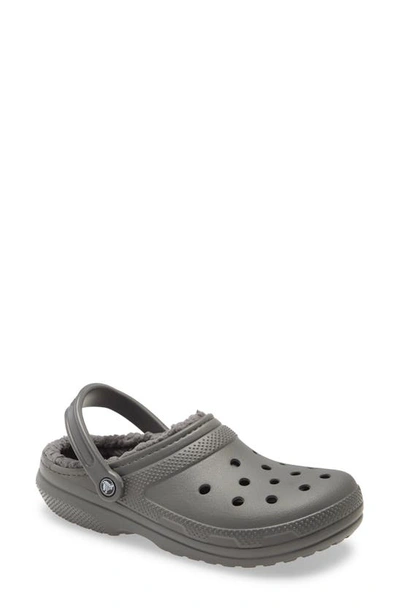 Crocstm Classic Lined Clog In Slate Grey/ Smoke