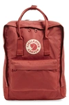 Fjall Raven Kånken Water Resistant Backpack In Deep Red
