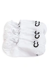 Calvin Klein 3-pack No-show Socks In White